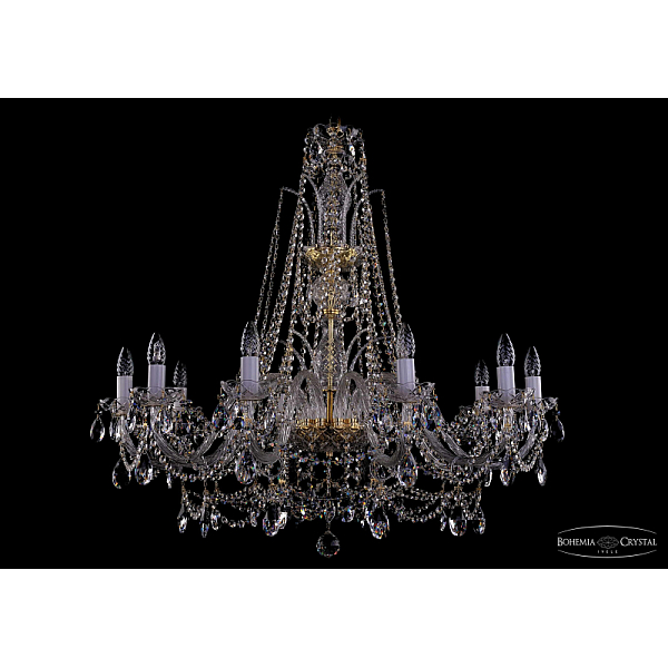 Подвесная люстра Bohemia Ivele Crystal 1411/10/360/XL-87 G