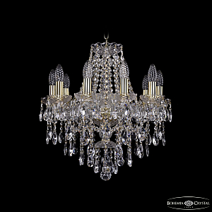 Подвесная люстра Bohemia Ivele Crystal 1415/10/165 G