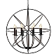 Подвесная люстра Loft IT Foucaults Orb Loft1192-8