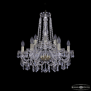 Подвесная люстра Bohemia Ivele Crystal 1403/6+3/195/h-60 G