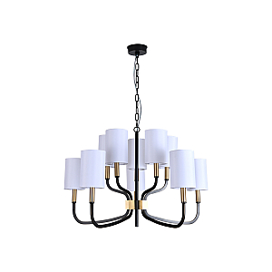 Подвесная люстра Newport 35210/С black+brass М0071484