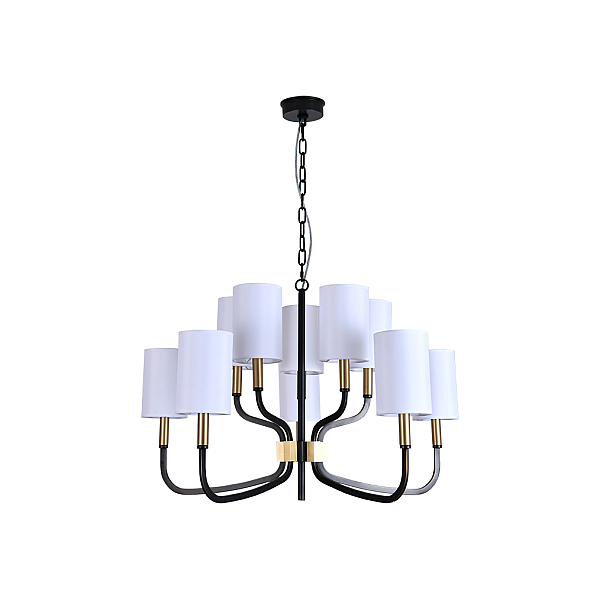 Подвесная люстра Newport 35210/С black+brass М0071484