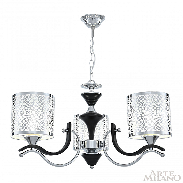 Подвесная люстра Arte Milano Florentia-6787 306787/3 Bk/Ni