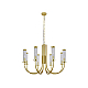 Подвесная люстра Newport 4558/C mat.gold М0071610