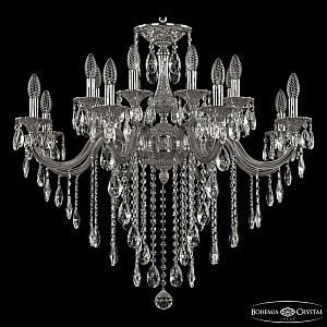 Подвесная люстра Bohemia Ivele Crystal Verona 72118/16/285 B Ni