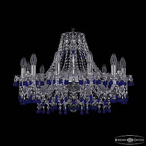 Подвесная люстра Bohemia Ivele Crystal 1410/12/240 Ni V3001