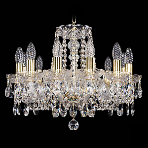 Подвесная люстра Bohemia Ivele Crystal 1402/12/160 G