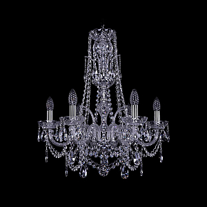 Подвесная люстра Bohemia Ivele Crystal 1411/6/195/XL-63 Ni