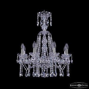 Подвесная люстра Bohemia Ivele Crystal 1413/8/200/XL-66 Ni