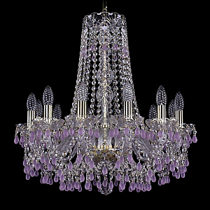 Подвесная люстра Bohemia Ivele Crystal 1410/12/195/h-60 G V7010
