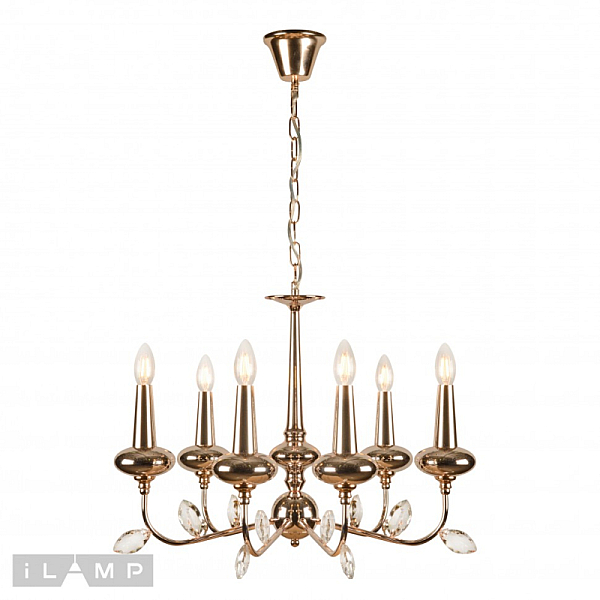 Подвесная люстра iLamp Dames 1020-6GD
