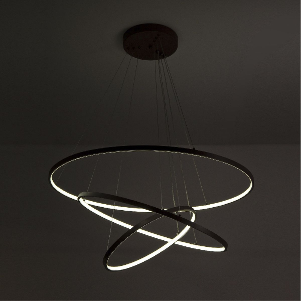Подвесная люстра LED4U L5053-80-60-40 BR Подвесная люстра LED4U L5053-80-60-40 BR