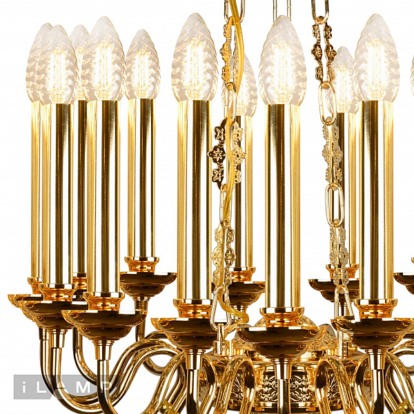 Подвесная люстра iLamp Louvre MD8551-15 GD