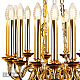 Подвесная люстра iLamp Louvre MD8551-15 GD