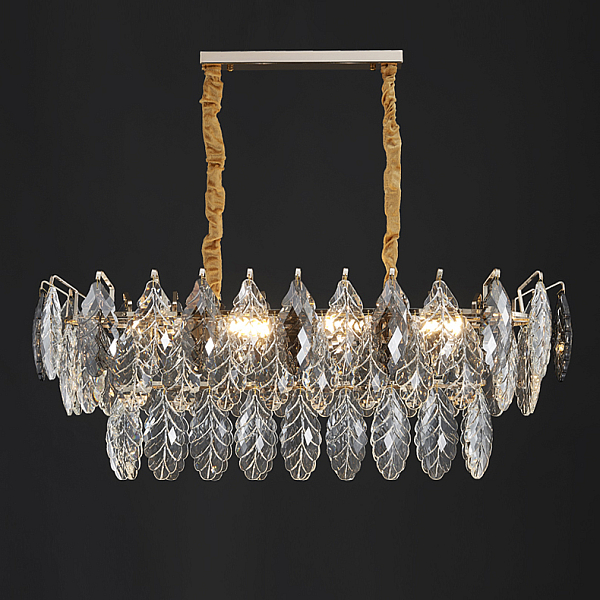 Подвесная люстра Delight Collection D8011P/L-800 gold/smoky