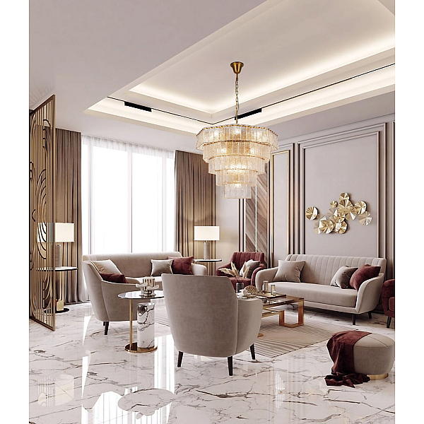Подвесная люстра Delight Collection BRCH9192-80 antique brass
