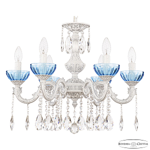 Подвесная люстра Bohemia Ivele Crystal AL79101/6/175 A WMN P Aquamarine/M-1H