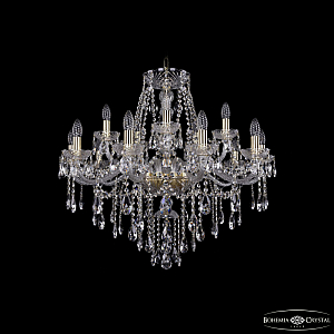 Подвесная люстра Bohemia Ivele Crystal 1415/10+5/300 G