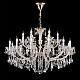 Подвесная люстра Crystal Lux CRISTELLE SP12+6 GOLD