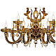 Подвесная люстра iLamp Asia 81069-8+4 BR