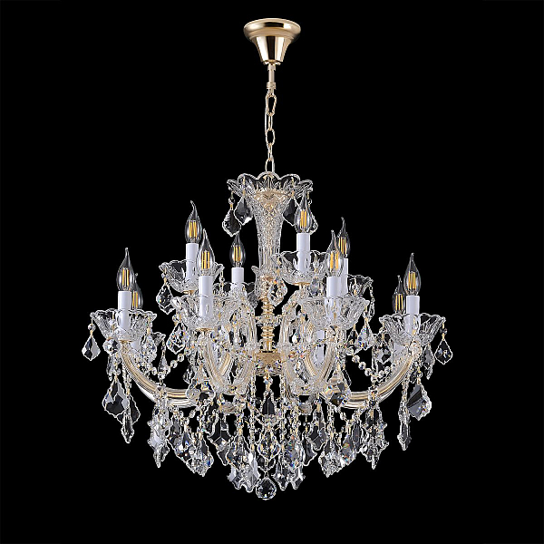 Подвесная люстра Crystal Lux CRISTELLE SP8+4 GOLD