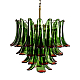 Подвесная люстра Loft IT Lilou 10600/600 Green red