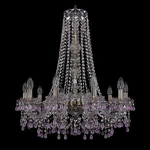 Подвесная люстра Bohemia Ivele Crystal 1410/10/240/h-74 Pa V7010