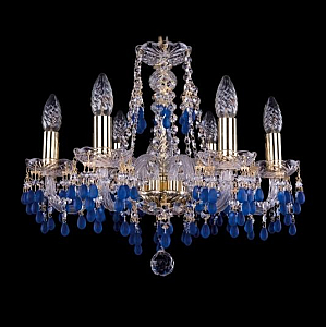 Подвесная люстра Bohemia Ivele Crystal 1410/6/160 G V3001