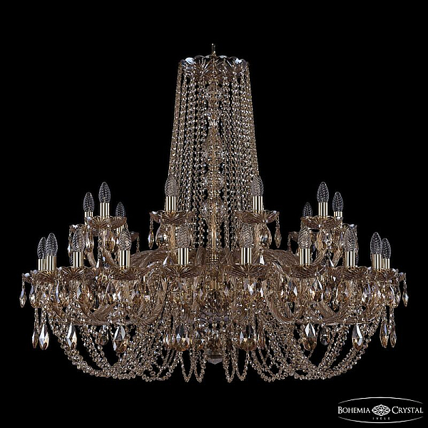 Подвесная люстра Bohemia Ivele Crystal 1402/20+10/400 G M721