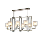 Подвесная люстра Crystal Lux Nicolas SP8 L1000 Nickel/White