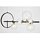 Подвесная люстра Lumina Deco LDP 7033-7 BK+CL