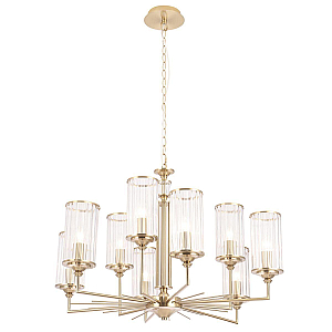 Подвесная люстра Crystal Lux GLORIA SP9 BRASS