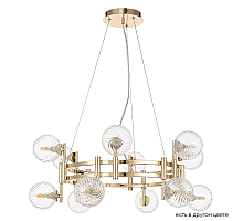 Подвесная люстра Crystal Lux LUXURY SP12 GOLD