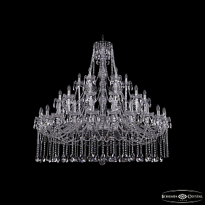 Подвесная люстра Bohemia Ivele Crystal 1413/24+12+6/530 Ni