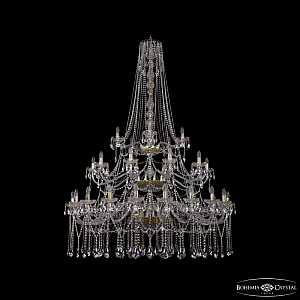 Подвесная люстра Bohemia Ivele Crystal 1413/20+10+5/530/h-201/3d G