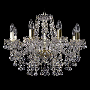 Подвесная люстра Bohemia Ivele Crystal 1409/8/195 G