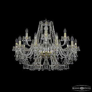 Подвесная люстра Bohemia Ivele Crystal 1409/10+5/300 G