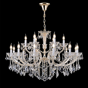 Подвесная люстра Crystal Lux CRISTELLE SP12+6 GOLD