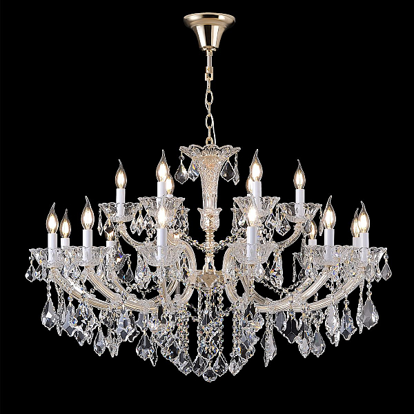 Подвесная люстра Crystal Lux CRISTELLE SP12+6 GOLD