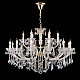 Подвесная люстра Crystal Lux CRISTELLE SP12+6 GOLD