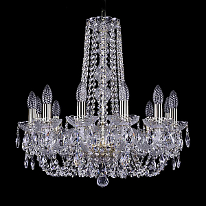 Подвесная люстра Bohemia Ivele Crystal 1402/12/195/h-60 G