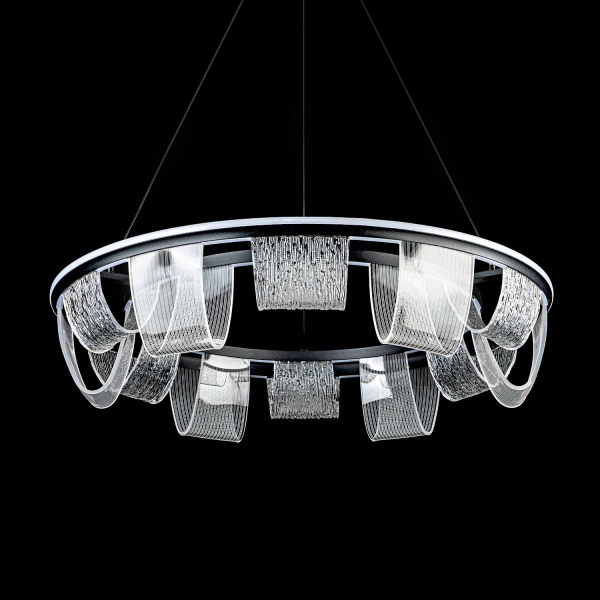 Подвесная люстра LED4U L7706-800 BK Подвесная люстра LED4U L7706-800 BK