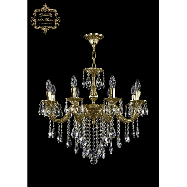 Подвесная люстра Art Classic 31.02.8.CK210SP.B.G.Sp