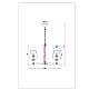 Подвесная люстра Arte Lamp BROCCA A4093LM-5AB