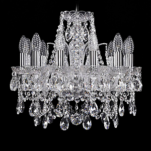 Подвесная люстра Bohemia Ivele Crystal 1411/12/141 Ni