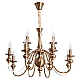 Подвесная люстра Arte Lamp Passoni A6097LM-12PB
