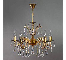 Подвесная люстра Ambiente Granada 2118/5 AB Leaf Crystal