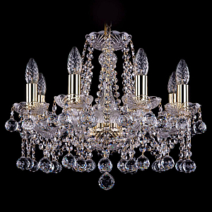 Подвесная люстра Bohemia Ivele Crystal 1413/8/165 G Balls