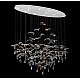 Подвесная люстра Newport 8220/140 С oval chrome, silver glass М0071480
