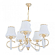 Подвесная люстра Arte Milano Florentia-2387 302387/5 Wh/Gd